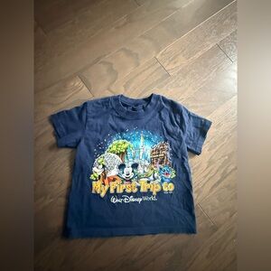Disneyland Resort Toddler kids My First Trip To Walt Disney World Shirt Size 4t